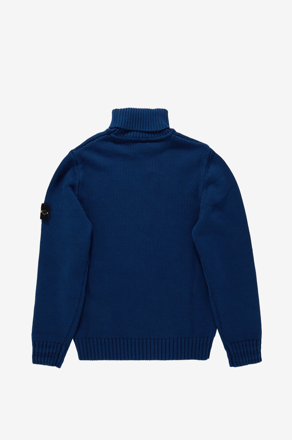 STONE ISLAND JUNIOR 5100018 boys' cotton rib knit turtleneck jumper Boy DARK BLUE 2