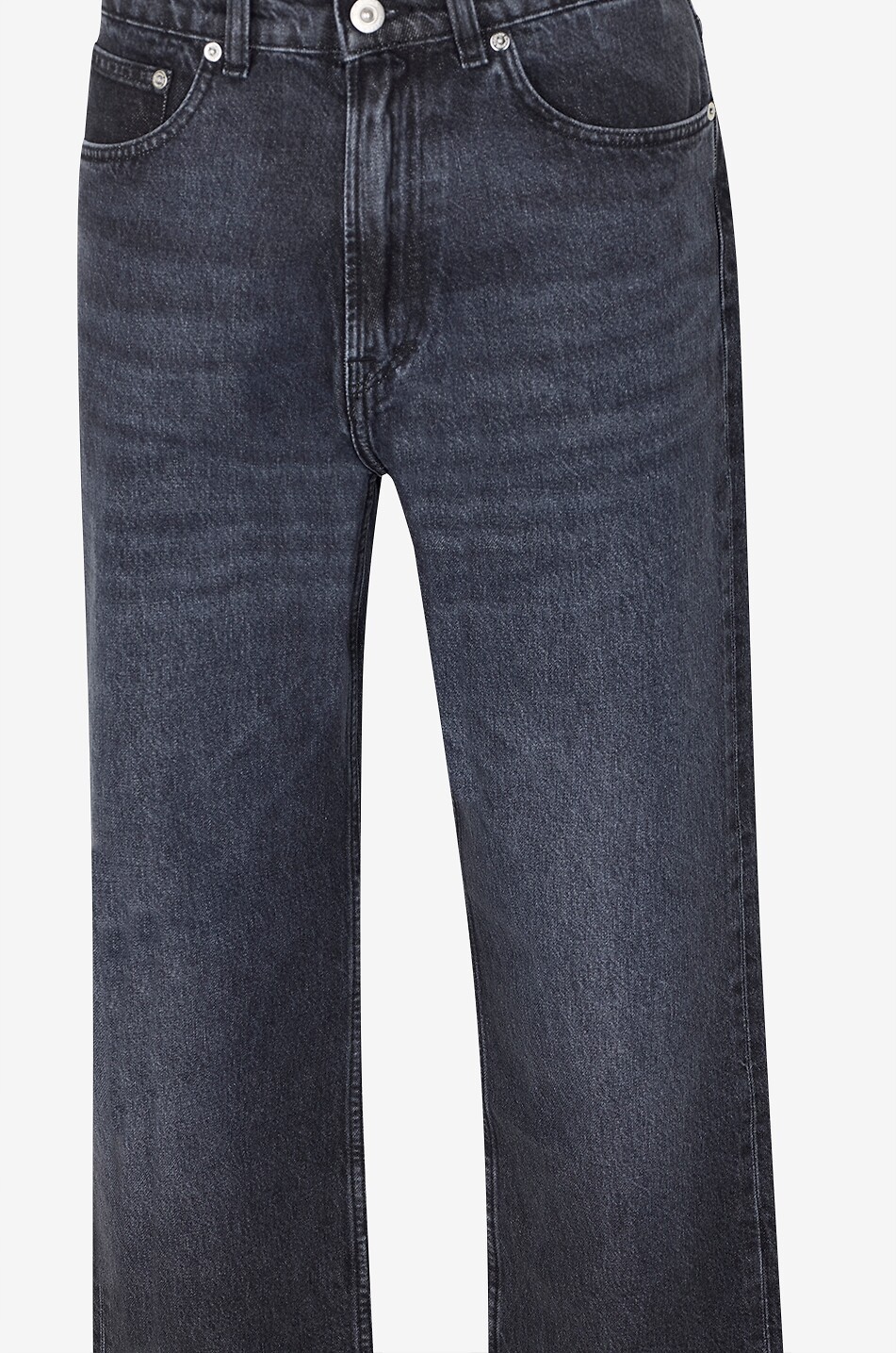 OUR LEGACY Jean droit décontracté Third Cut Nocturne Dust Homme NOIR 3