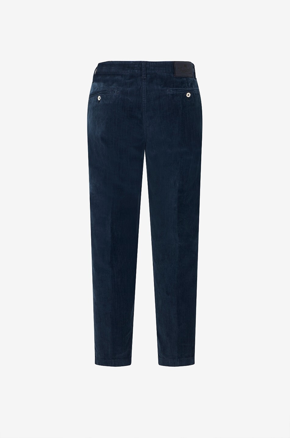 MARCO PESCAROLO Scott cotton corduroy pleated straight-leg trousers Men DARK BLUE 2
