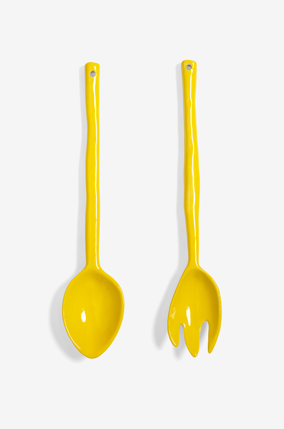 KLEVERING Boavista Uni porcelain salad servers Home YELLOW 1