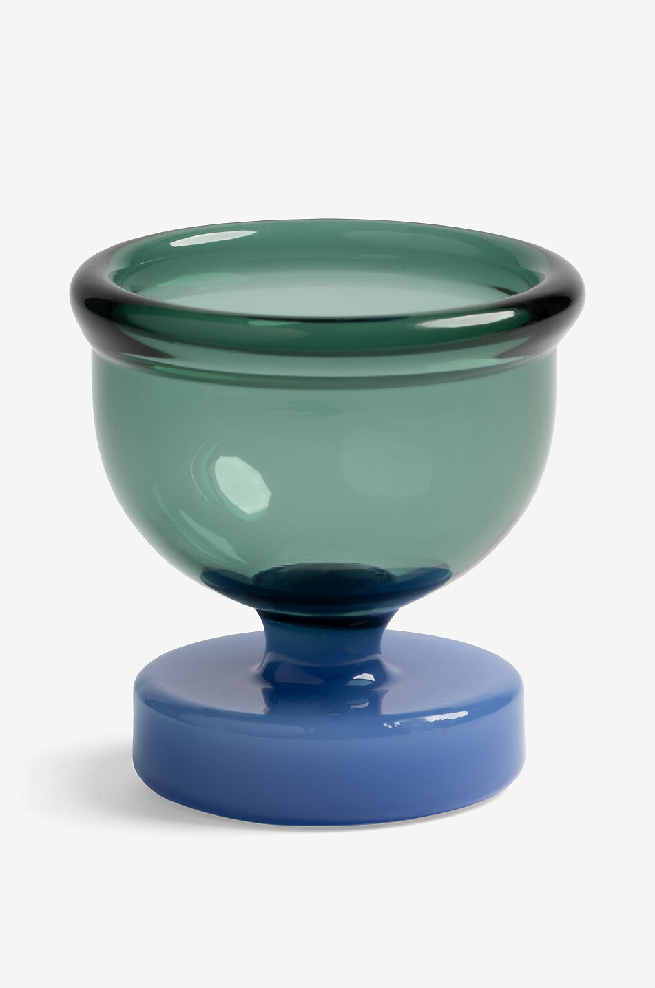 2er-Set Eierbecher aus Borosilikatglas Cantine Blue