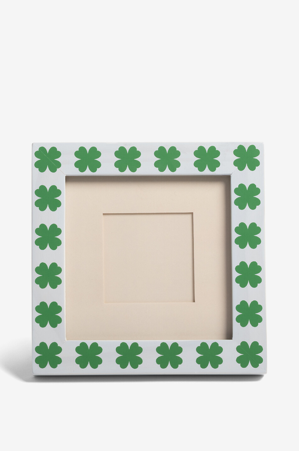 KLEVERING Quadratischer Bilderrahmen aus Holz Patch Small Clover Haus BUNT 1