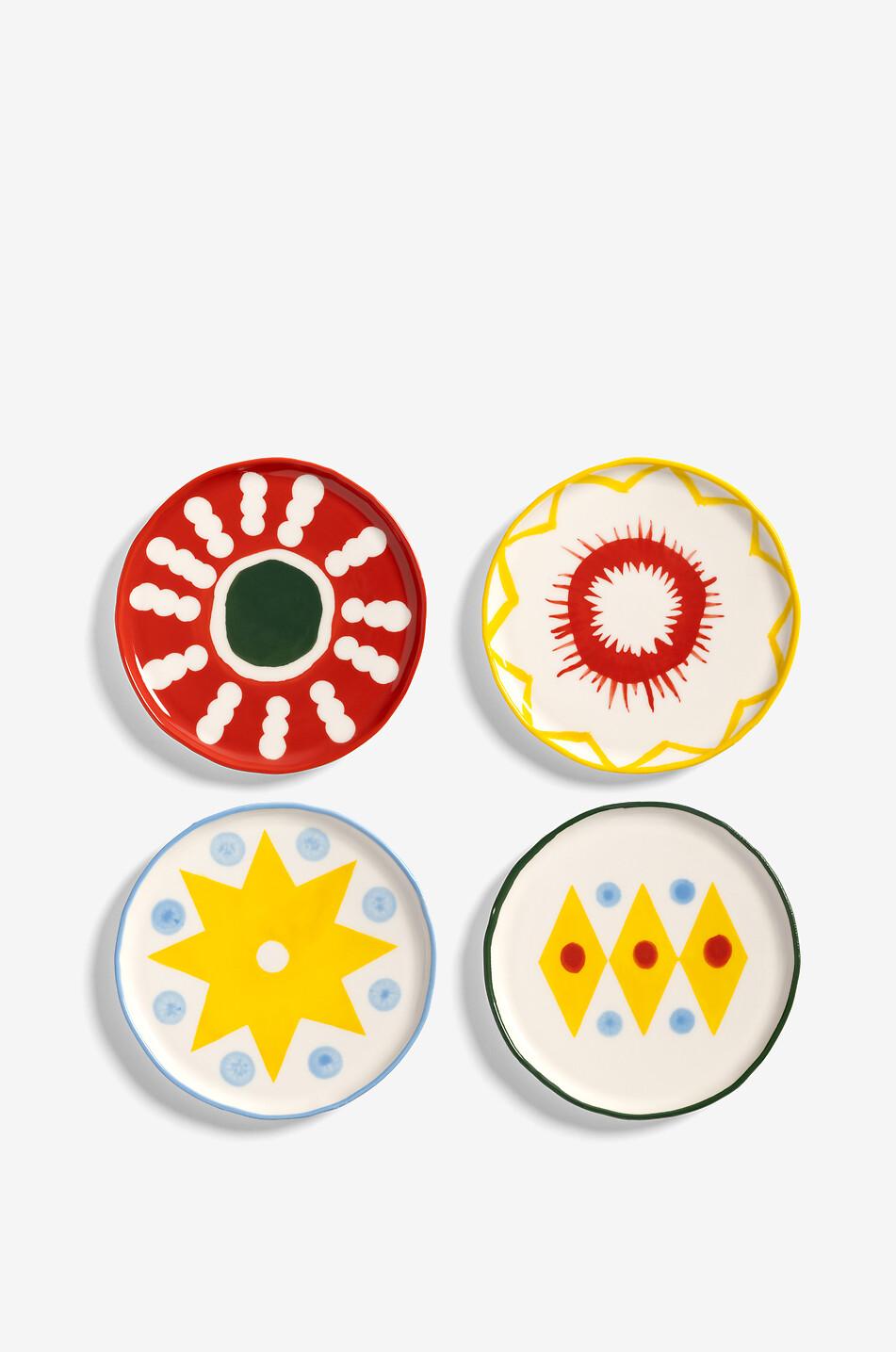 KLEVERING Festivo Small set of 4 small porcelain small plates Home MULTI COLOURED 1