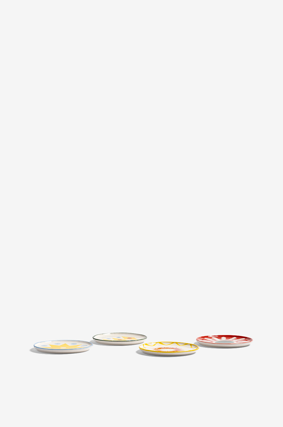KLEVERING Festivo Small set of 4 small porcelain small plates Home MULTI COLOURED 8