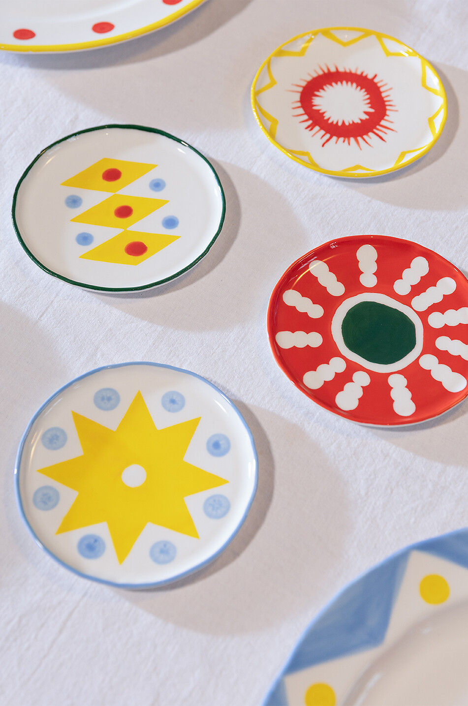 KLEVERING Festivo Small set of 4 small porcelain small plates Home MULTI COLOURED 3