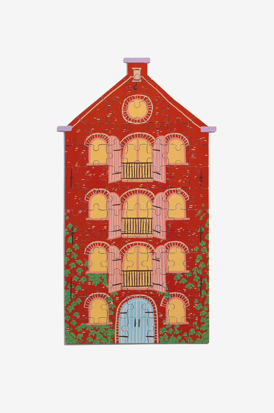 KLEVERING Puzzle in Hausform Canal House Warehouse - 79 Teile Haus BUNT 1