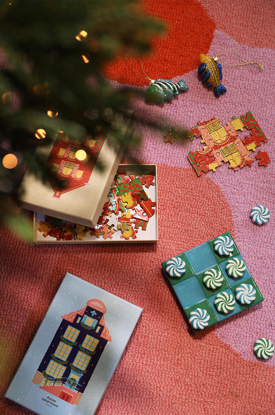 KLEVERING Puzzle in Hausform Canal House Warehouse - 79 Teile Haus BUNT 4
