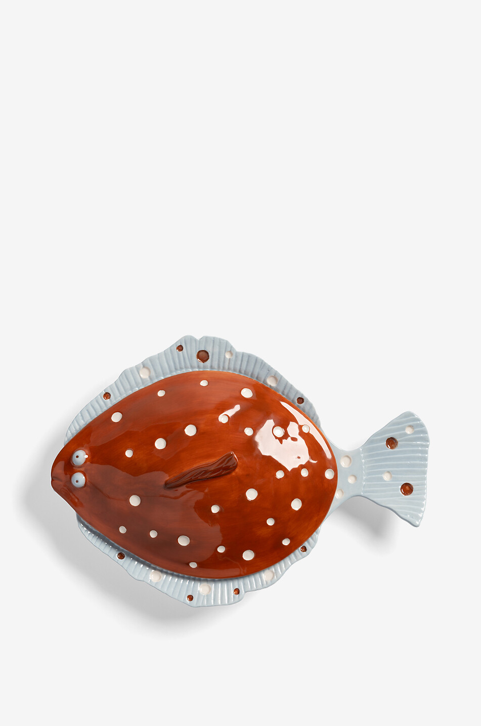 KLEVERING Terrine en grès Plaice Brown Maison MULTICOLORE 1