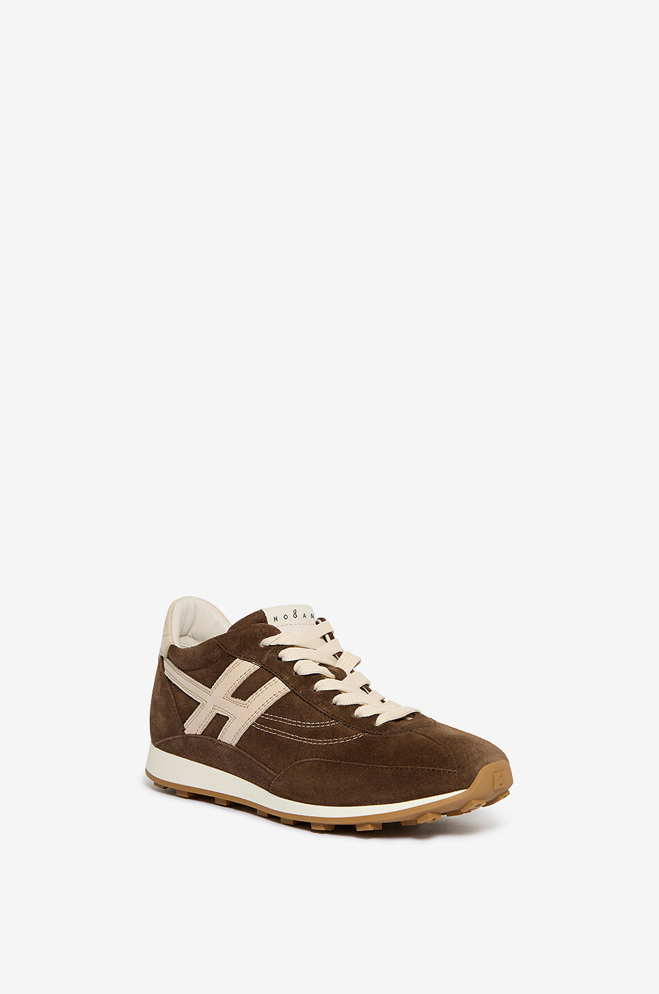 Niedrige Schnürsneakers aus Veloursleder Hogan Athletic