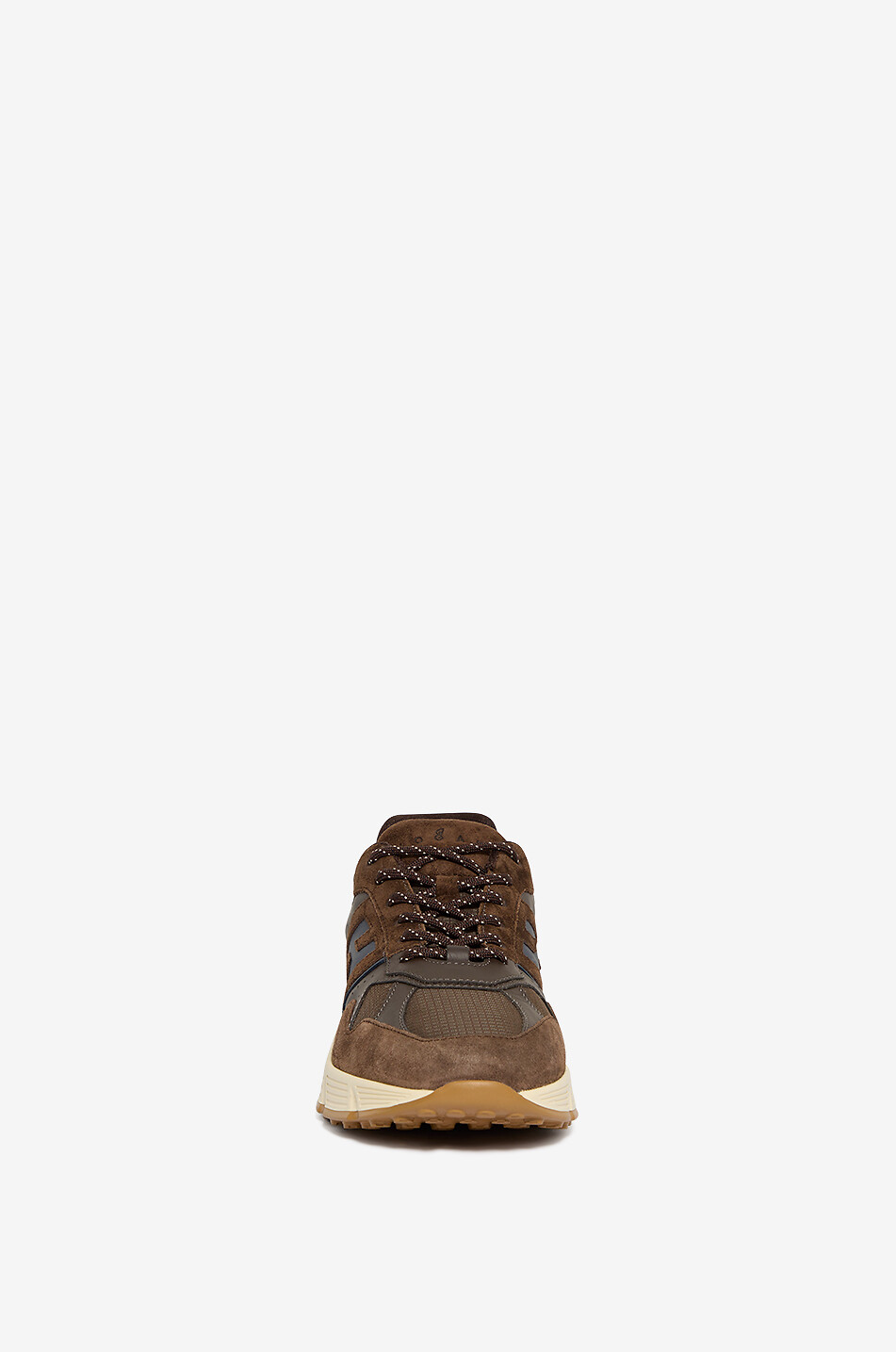 HOGAN Niedrige Sneakers aus Wild- und Glattleder Hogan Hyperlight Herren MITTELBRAUN 2