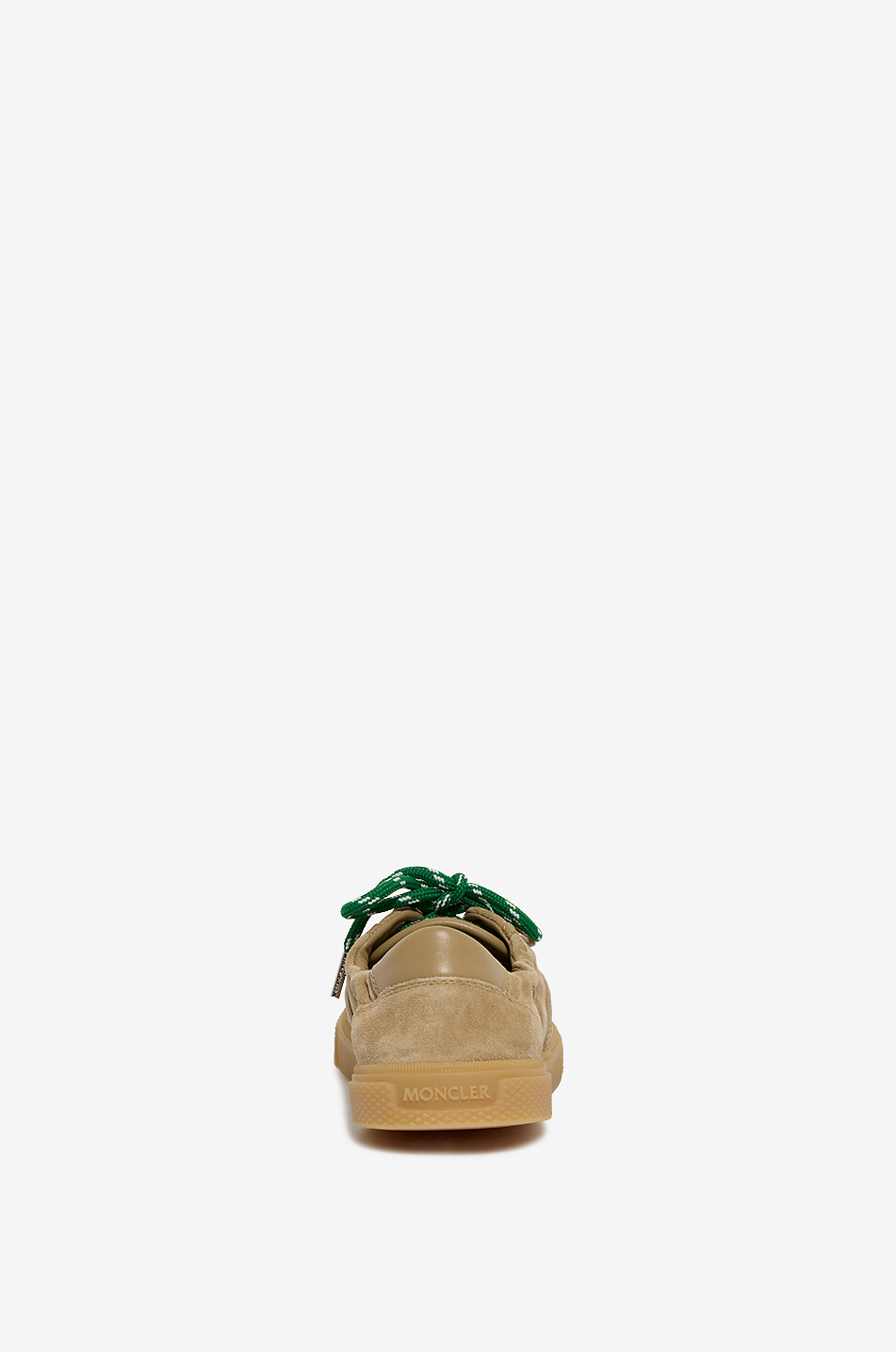 MONCLER Niedrige Schnürsneakers aus Veloursleder Vera Leisure Damen BEIGE 4