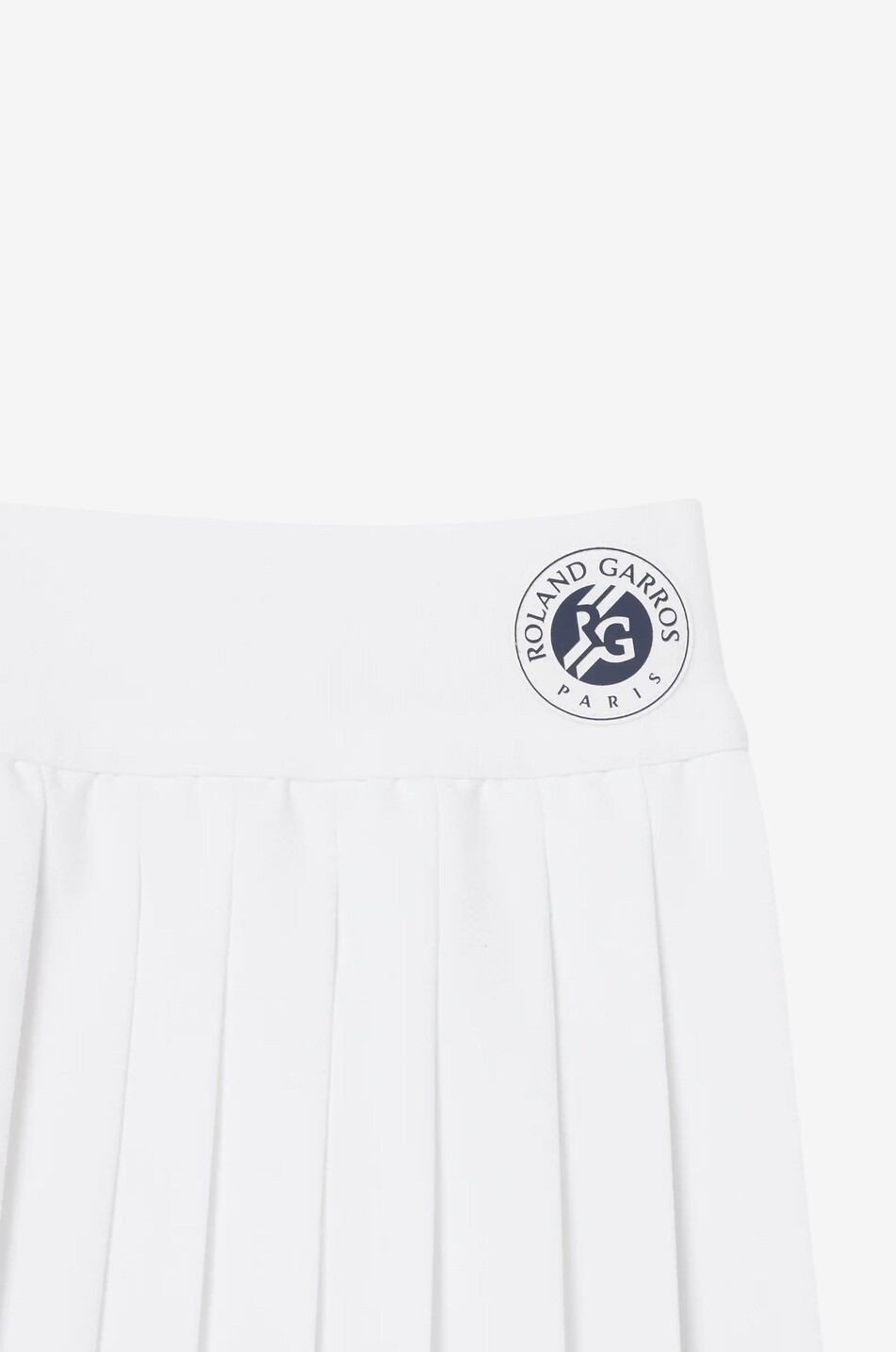 LACOSTE Kurzer plissierter Tennisrock aus technischem Gewebe Ultra Dry Damen WEISS 3