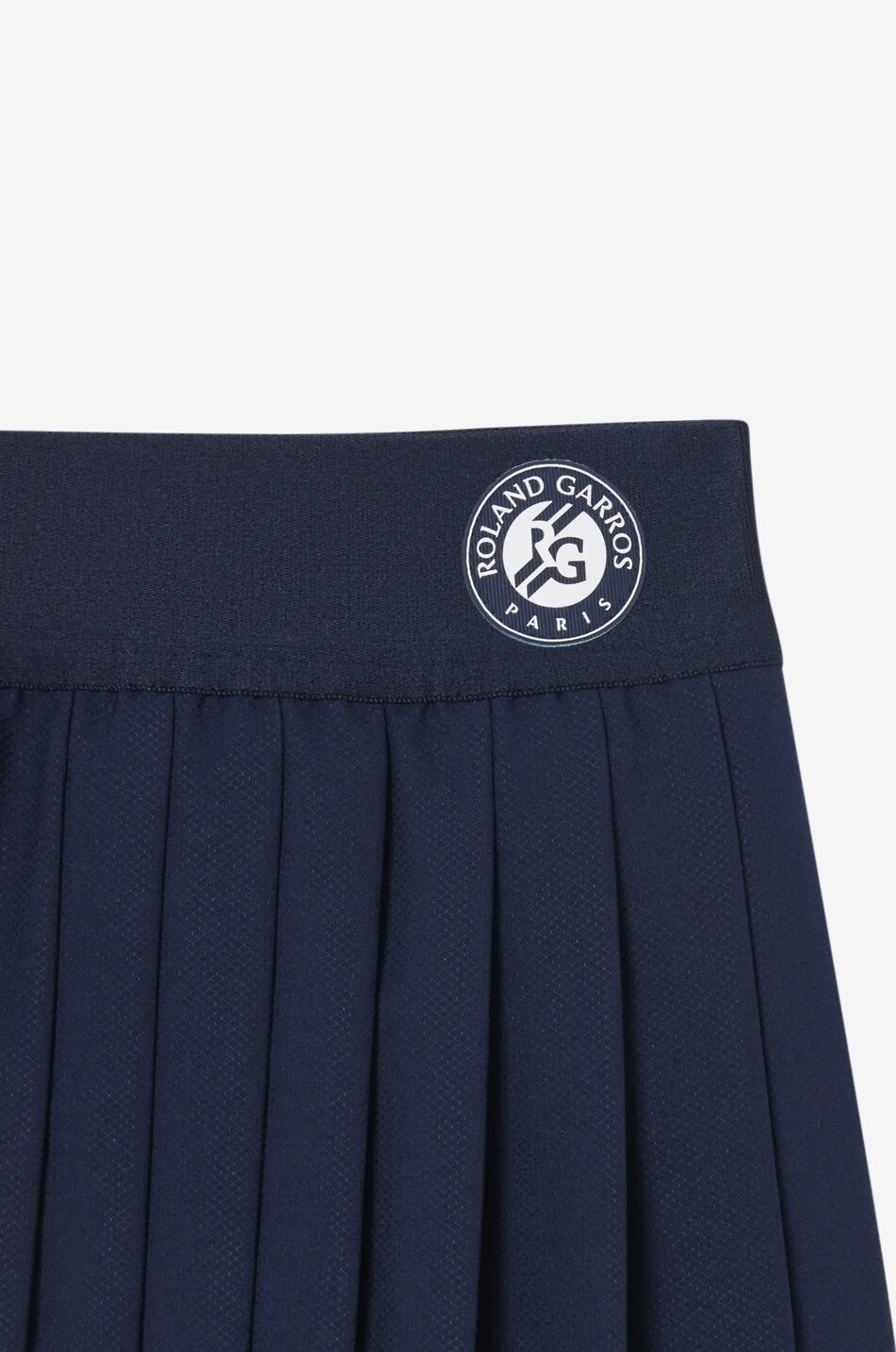 LACOSTE Ultra Dry short pleated technical fabric tennis skirt Women DARK BLUE 3