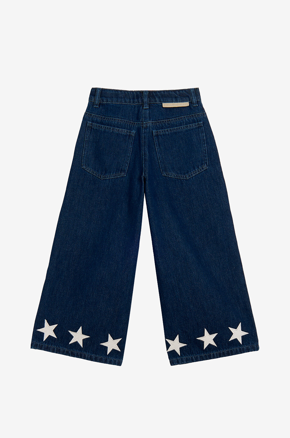 STELLA McCARTNEY KID Stars girls' wide-leg jeans Girl DARK BLUE 2
