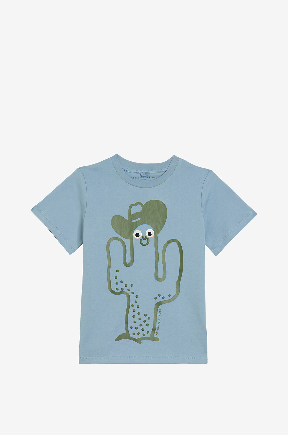 STELLA McCARTNEY KID Jungen-Kurzarm-T-Shirt aus Jersey Cactus Junge BLAU 1