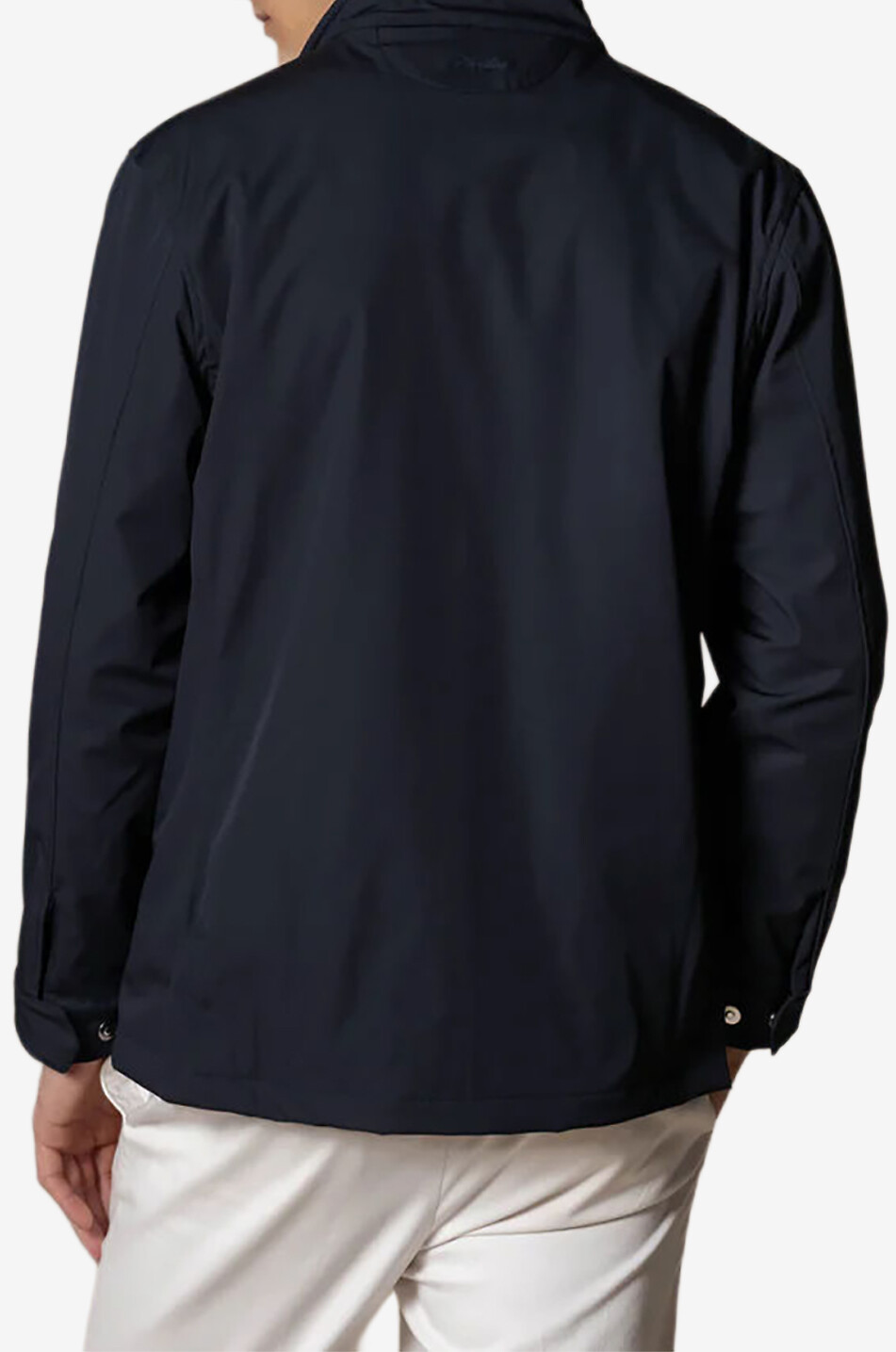 AURELIEN Magnetic Field shirt jacket in technical fabric Men DARK BLUE 3