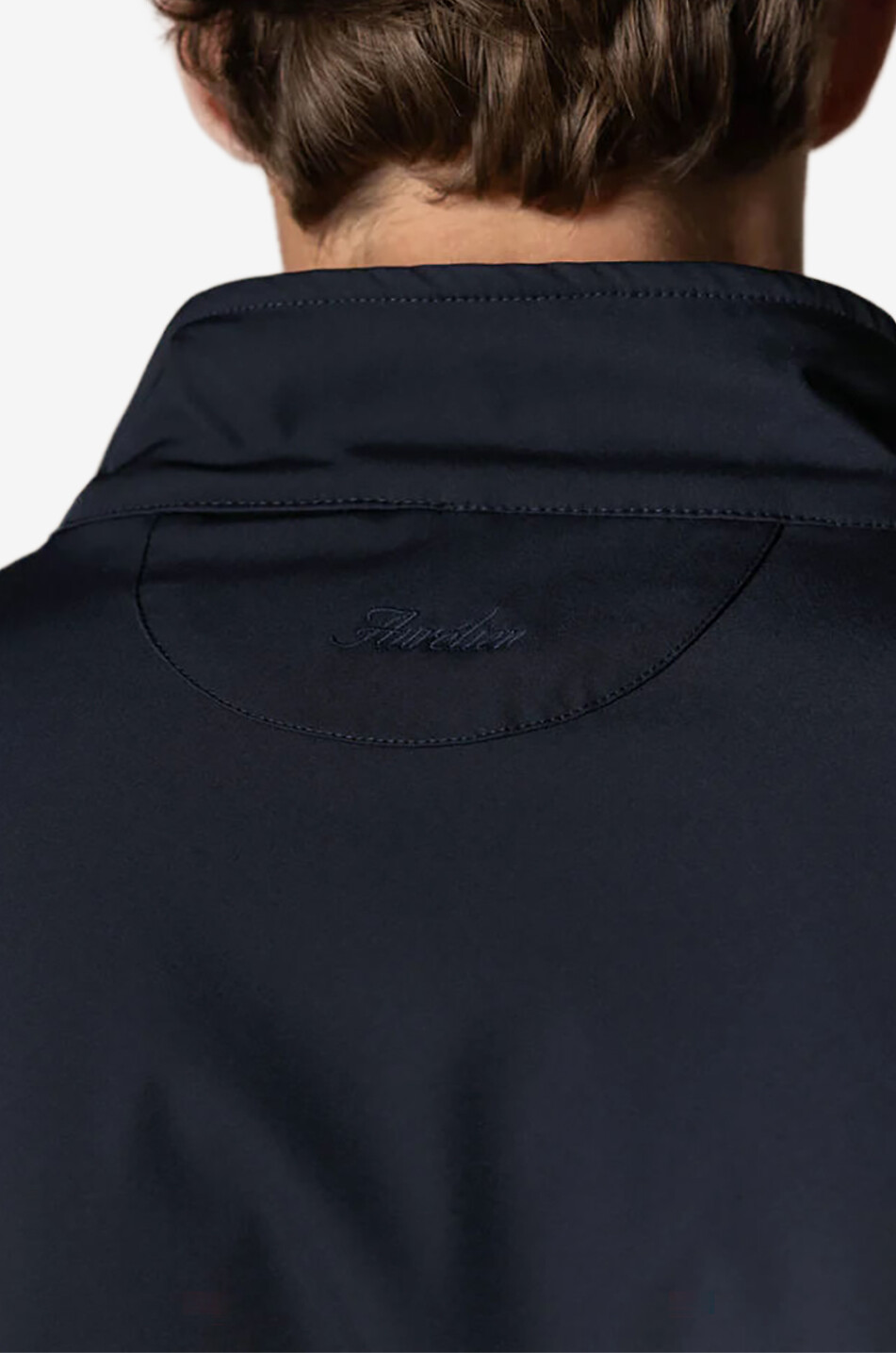AURELIEN Magnetic Field shirt jacket in technical fabric Men DARK BLUE 5