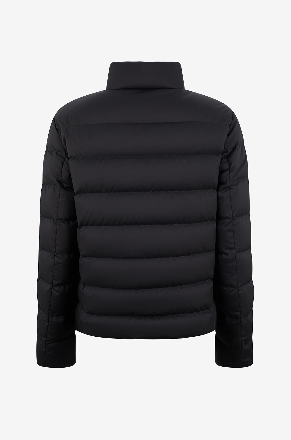 MONCLER Kurze Daunenjacke aus technischem Material mit Stehkragen Bessettes Damen SCHWARZ 2