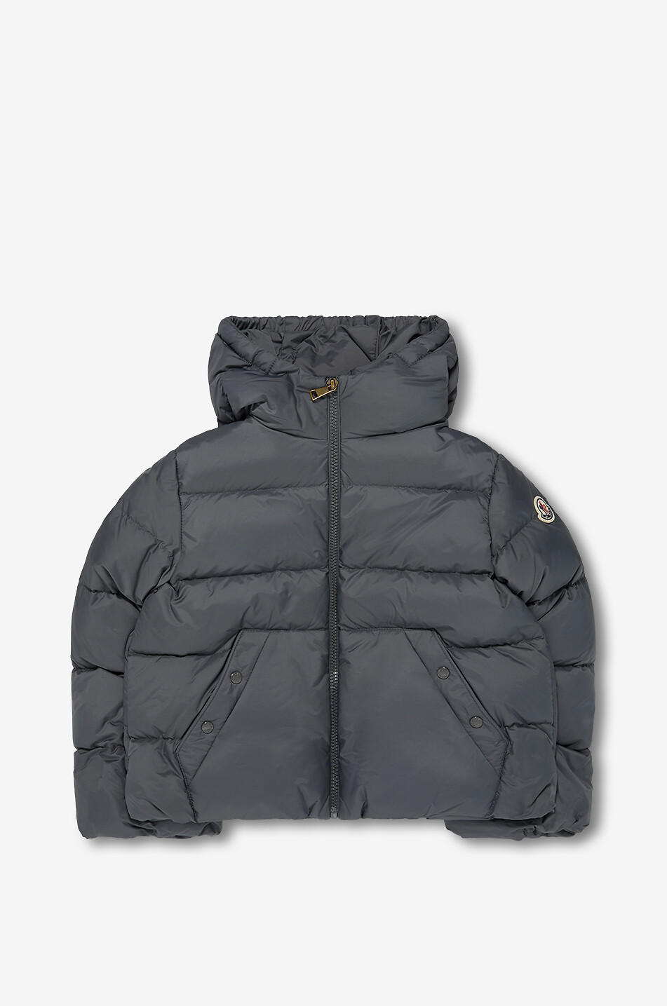 Kurze Mädchen-Daunenjacke mit Kapuze aus Funktionsstoff Xhante