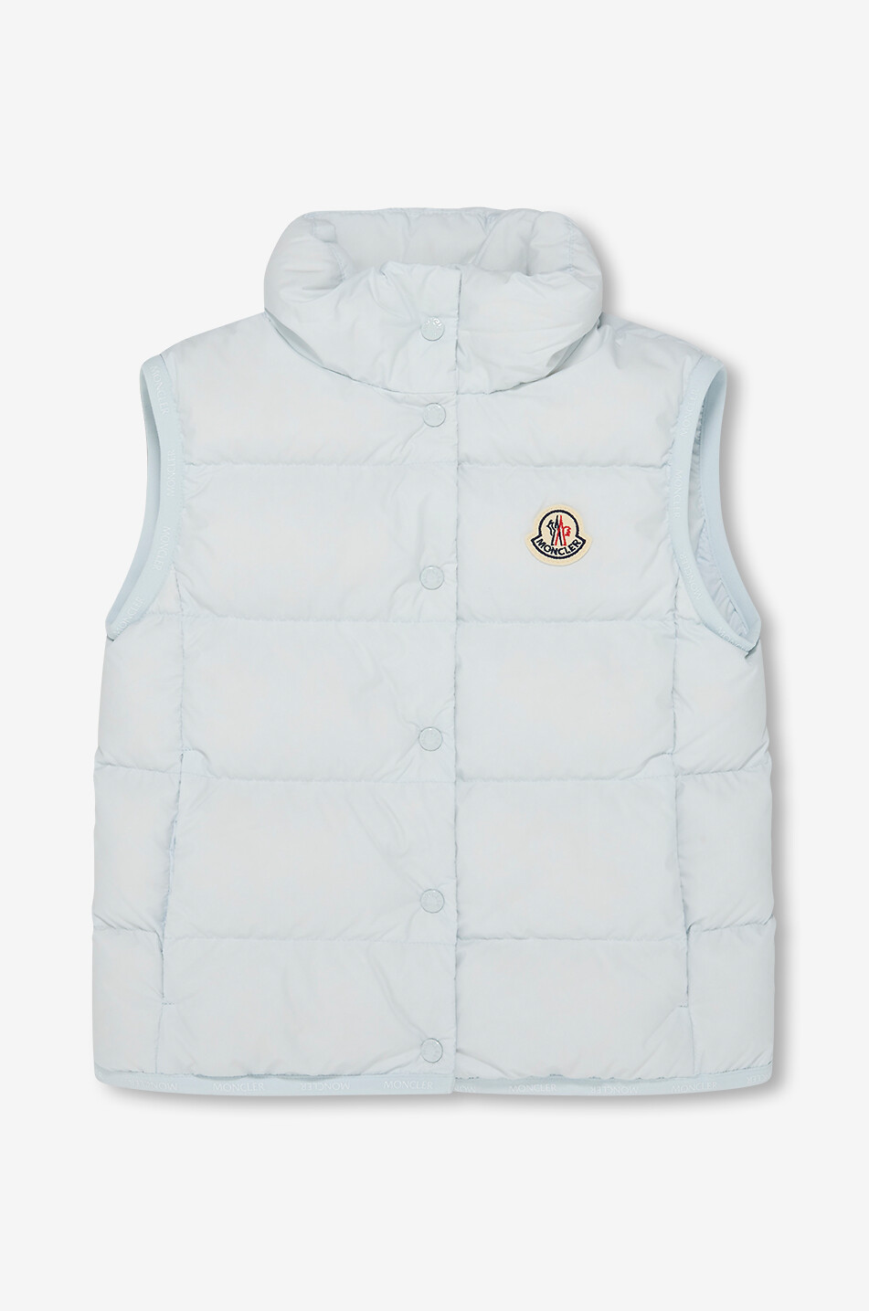 Badia girls' sleeveless down jacket with stand-up collar