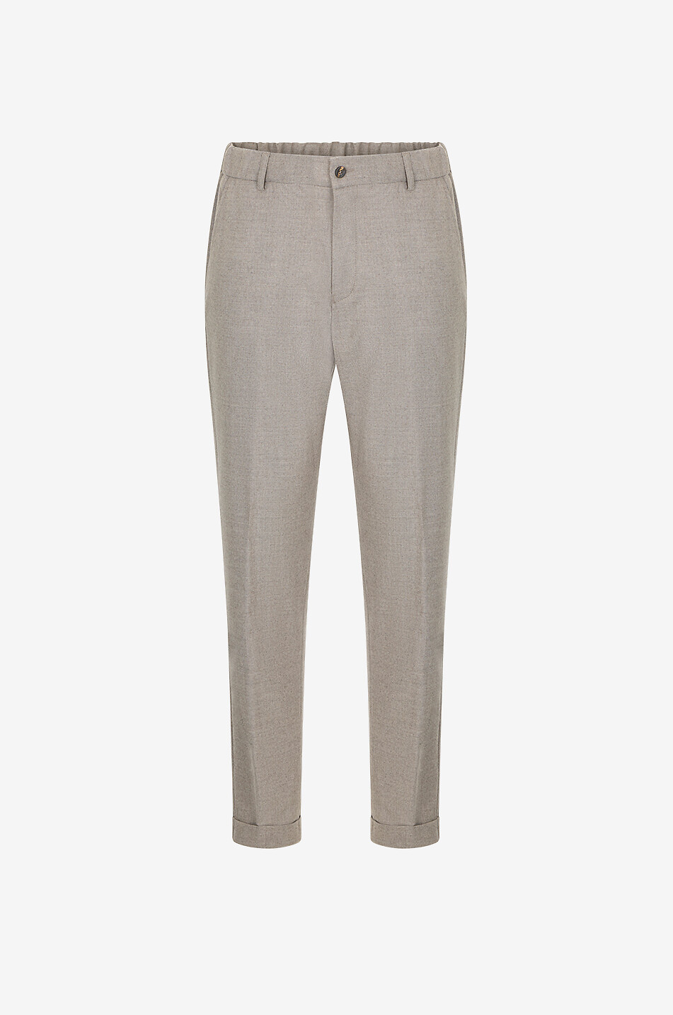 MARCO PESCAROLO Manu cashmere blend tapered trousers Men BROWN 1