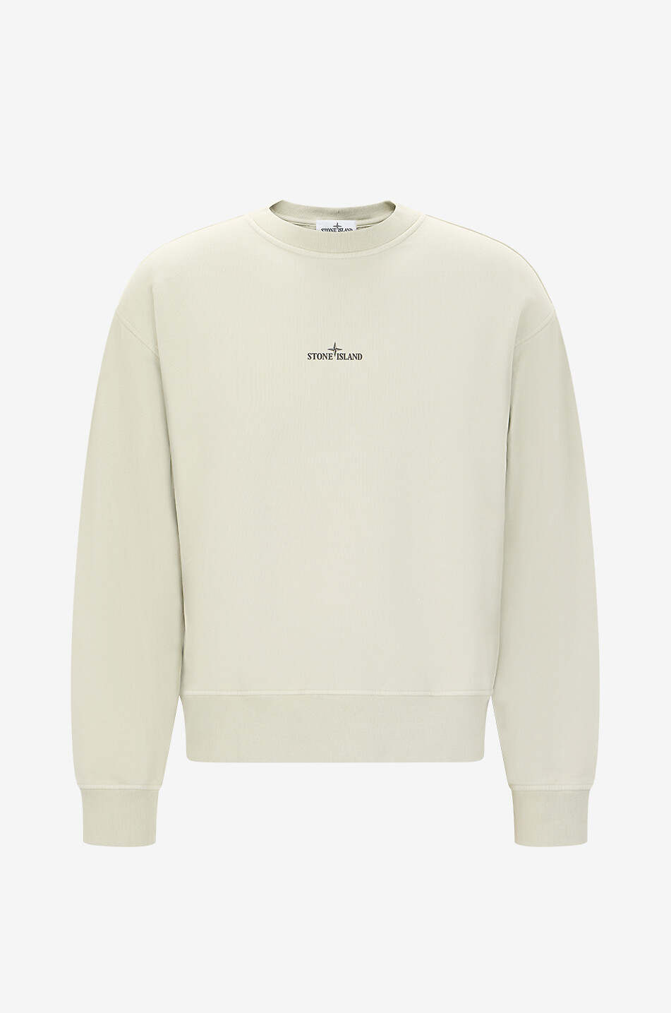 Sweat-shirt à col rond oversize 6100039 Organic Cotton Fleece Blurred Compass