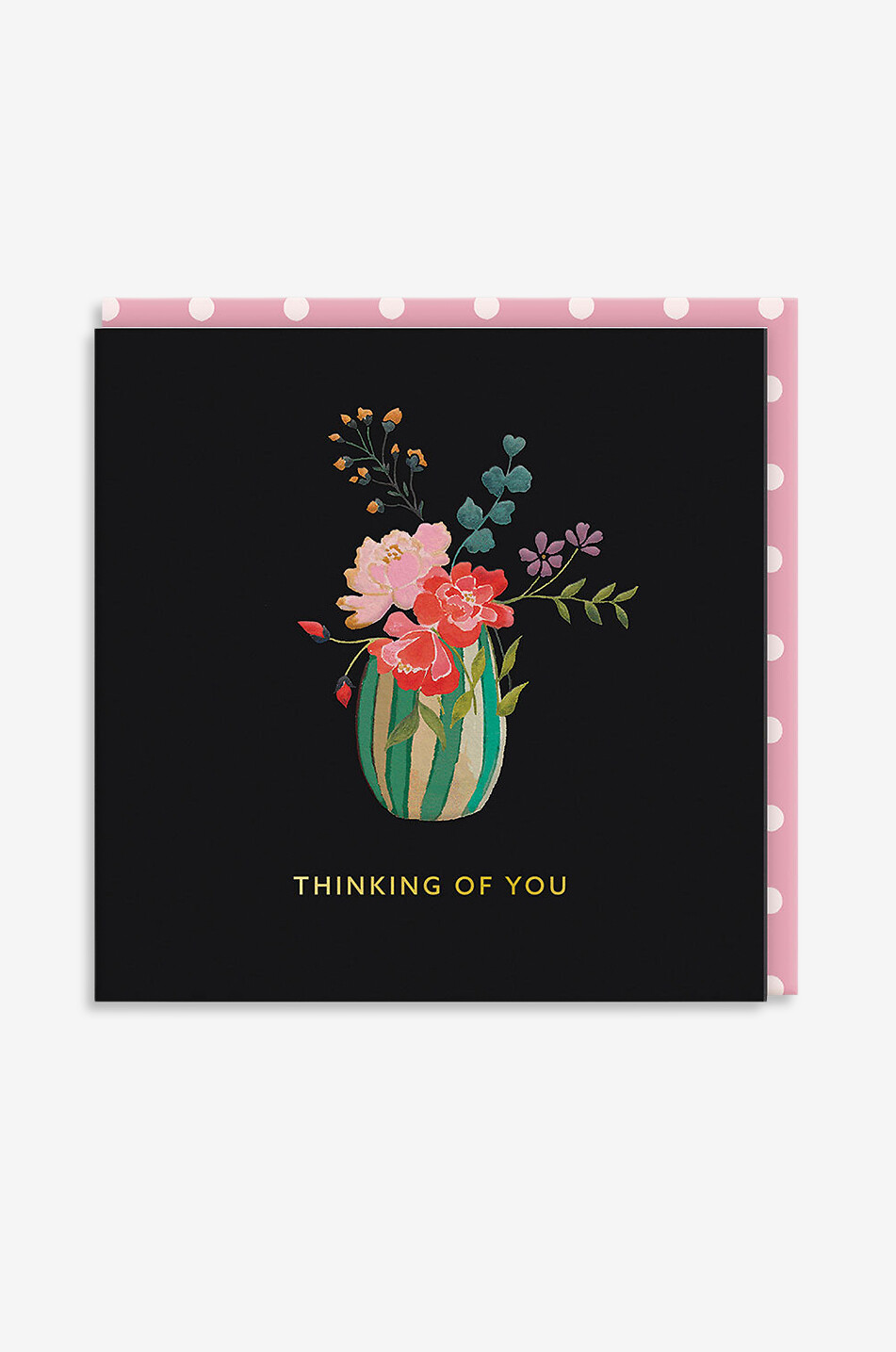 Carte de vœux carrée Sympathy Vase