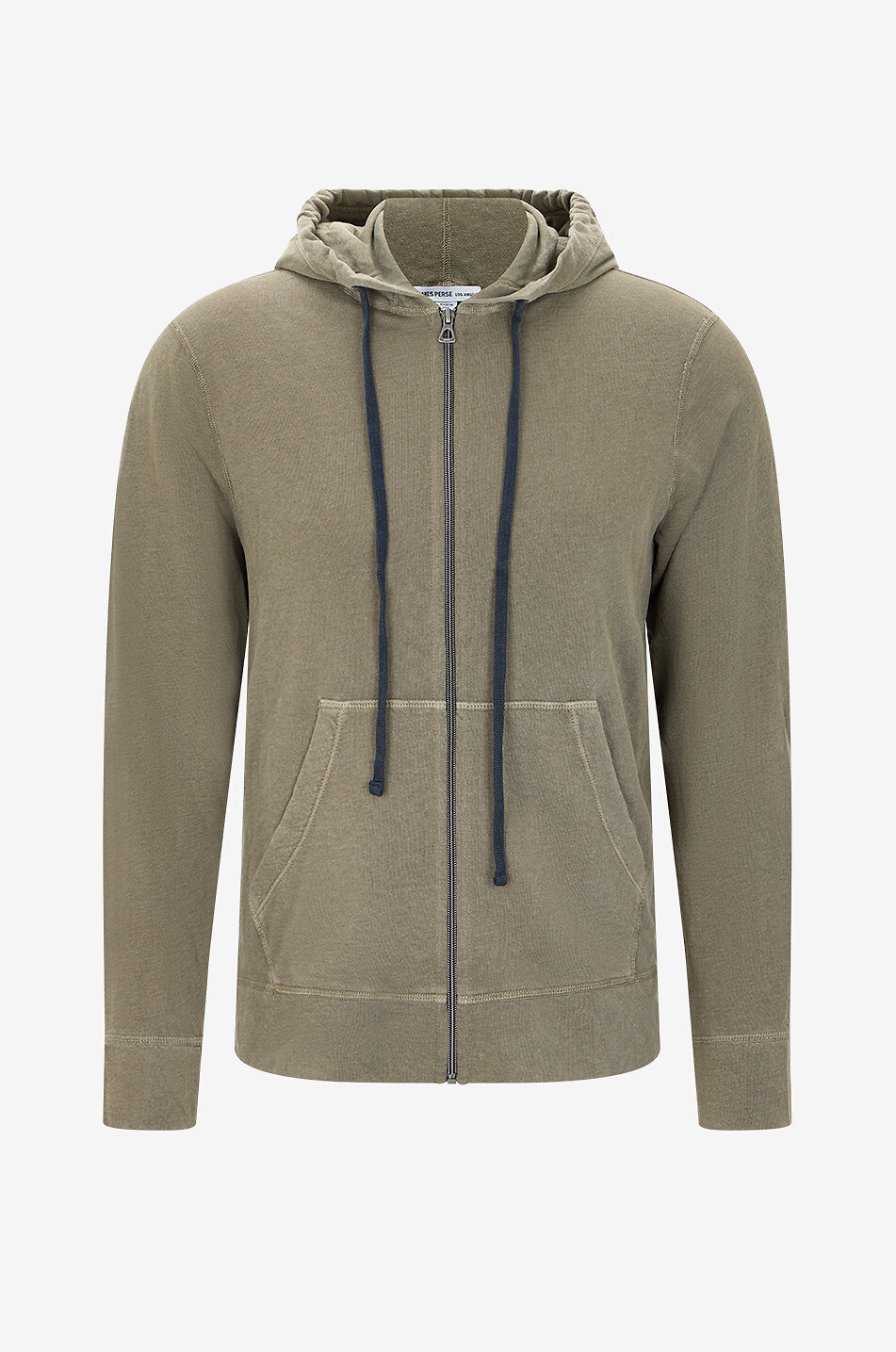 Sweat-shirt zippé à capuche effet vintage