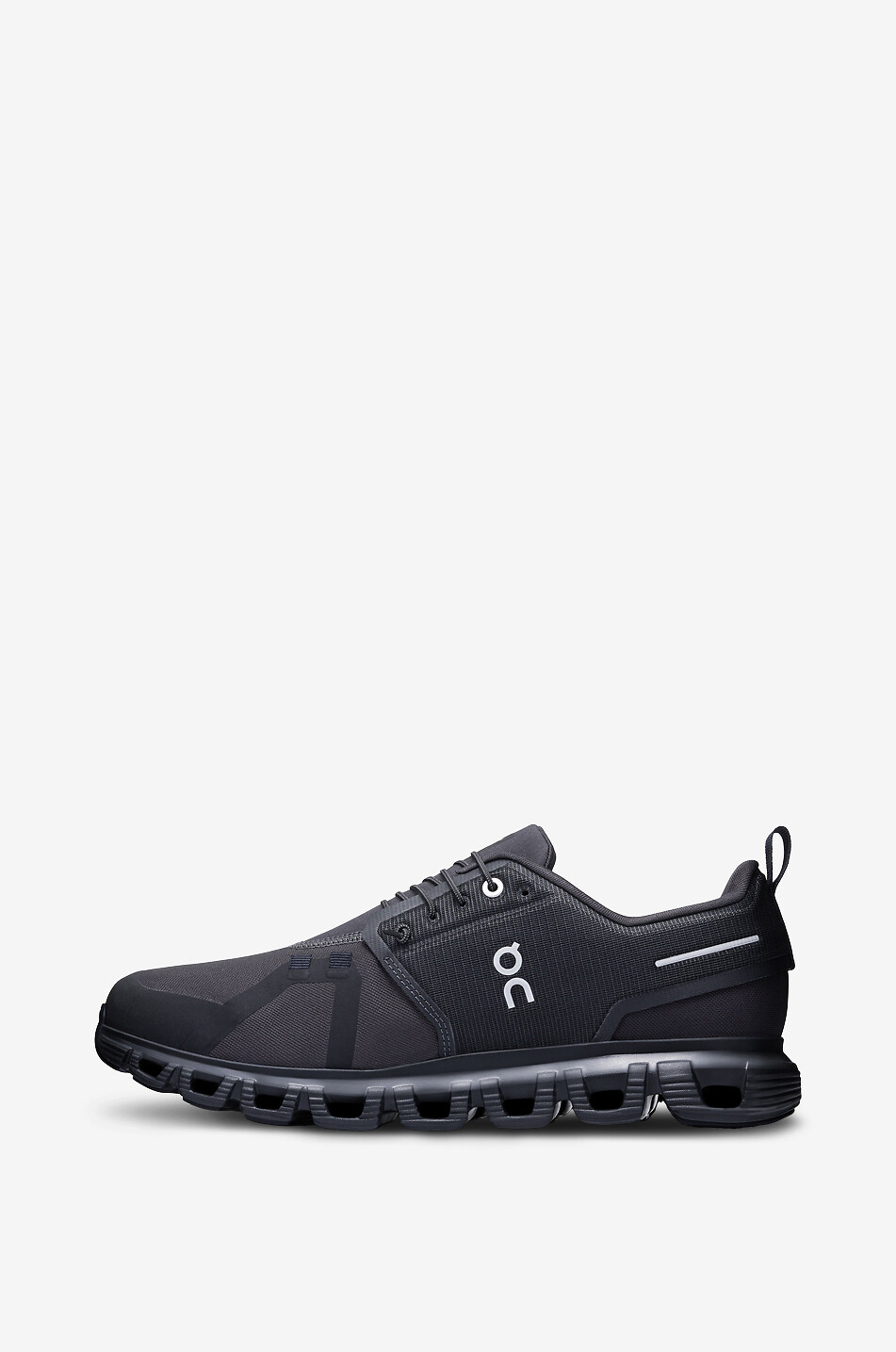 ON Niedrige wasserdichte Schnürsneakers Cloud 6 Waterproof Herren SCHWARZ 4