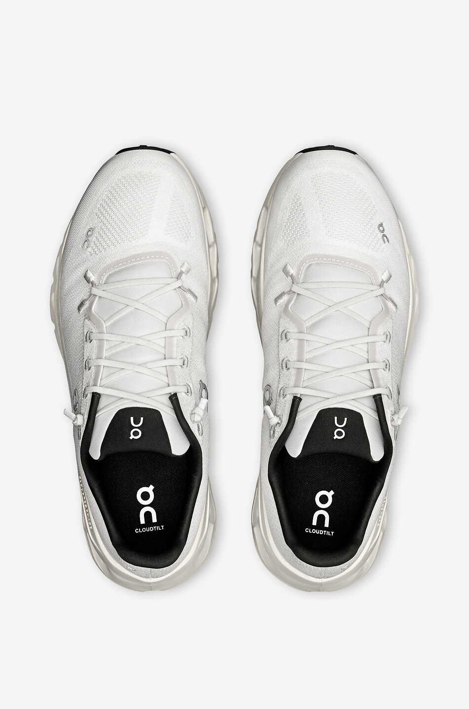 ON Niedrige Schnürsneakers aus Mesh Cloudtilt Herren CREMEFARBEN 5