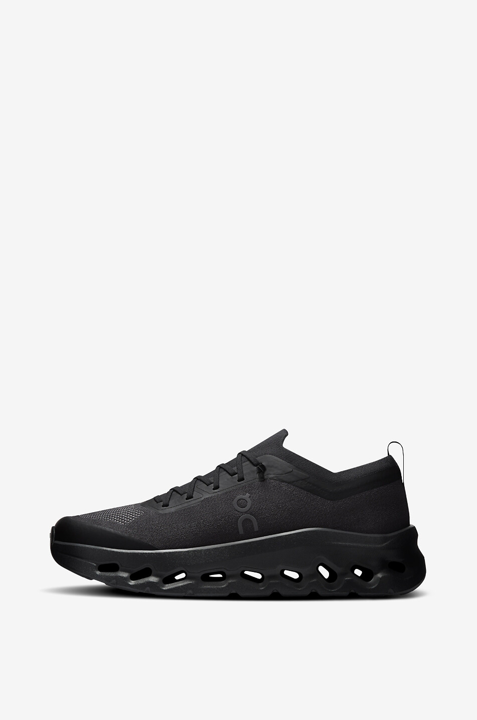 ON Niedrige Schnürsneakers aus Mesh Cloudtilt Moon Herren SCHWARZ 4