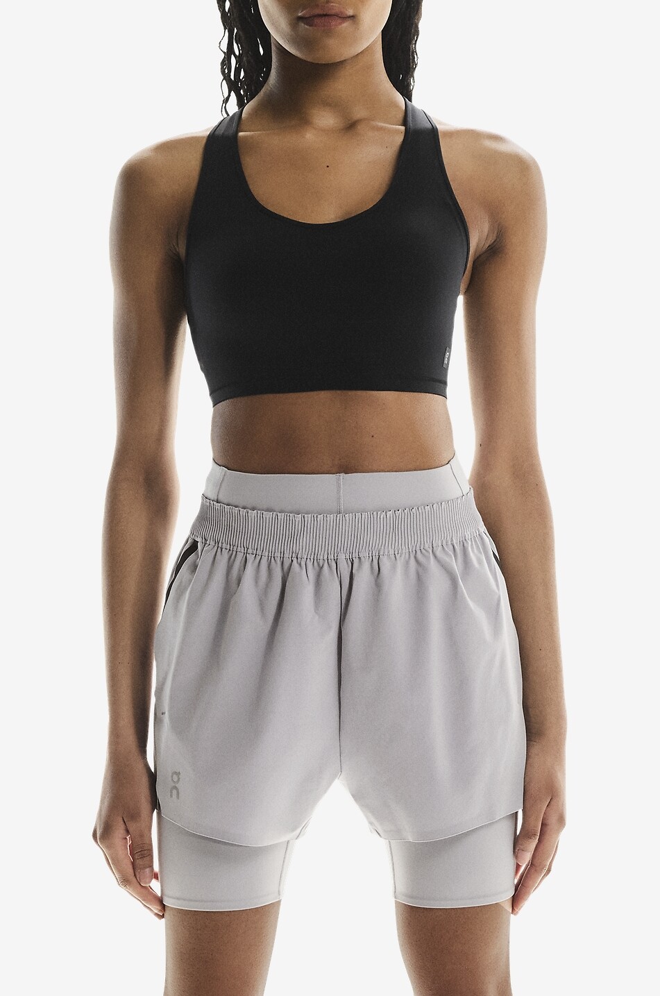 ON Train technical fabric wire-free sports bra Women BLACK 2
