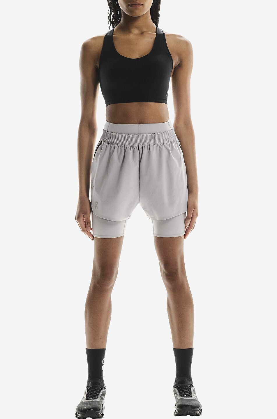 ON Train technical fabric wire-free sports bra Women BLACK 3