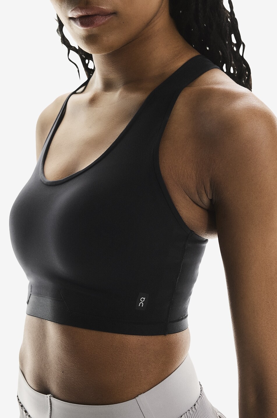 ON Train technical fabric wire-free sports bra Women BLACK 6