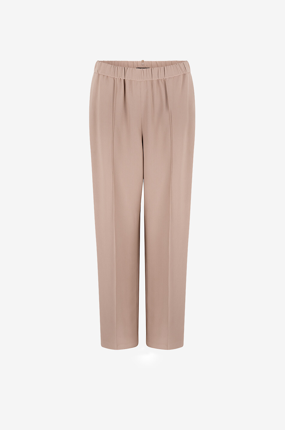 FABIANA FILIPPI Gubbio straight-leg elasticated-waist crêpe trousers Women Medium beige 1