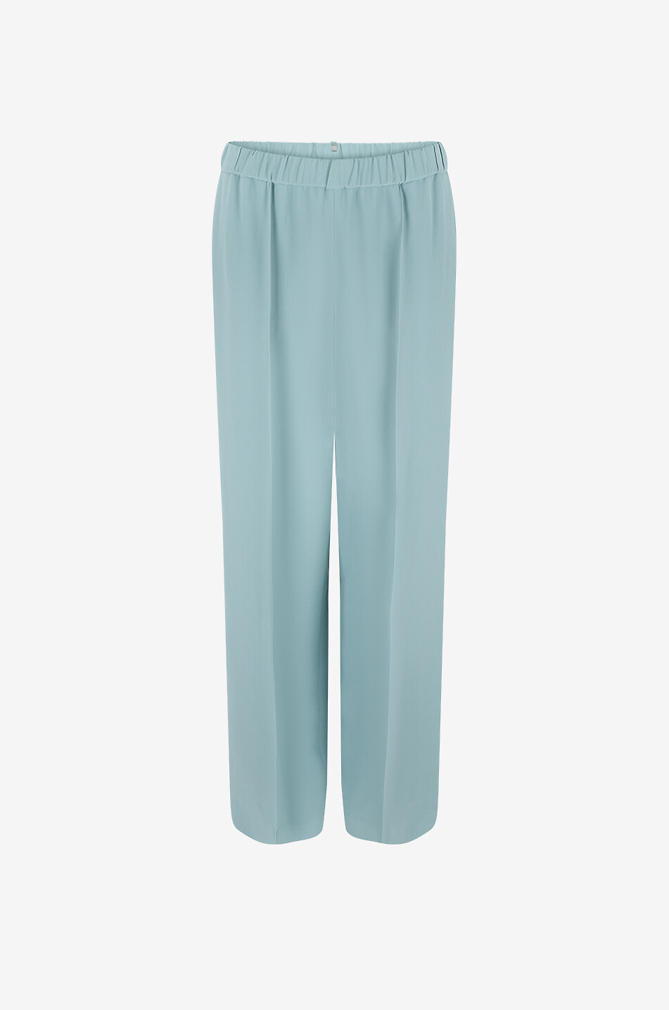Gubbio straight-leg elasticated-waist crêpe trousers