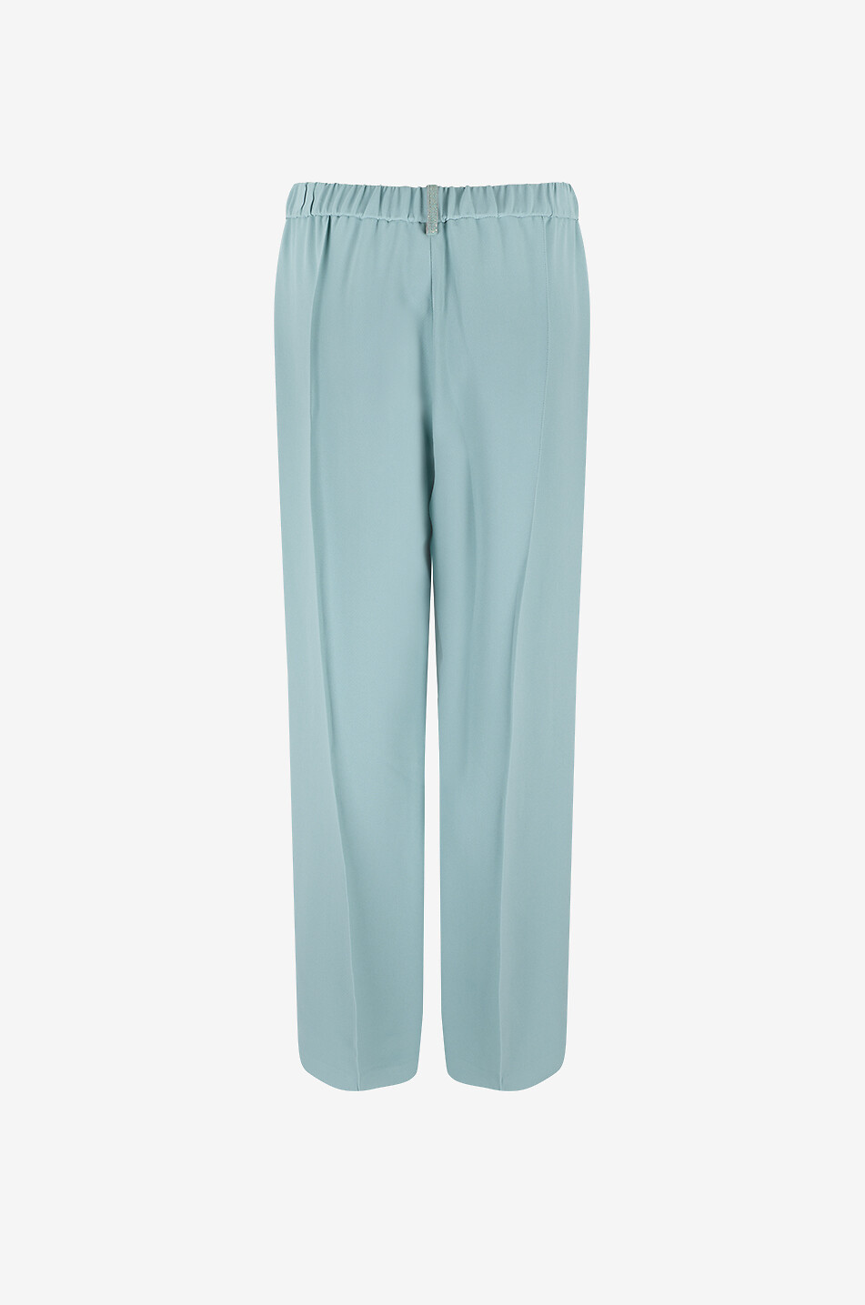 FABIANA FILIPPI Gubbio straight-leg elasticated-waist crêpe trousers Women GREEN 2