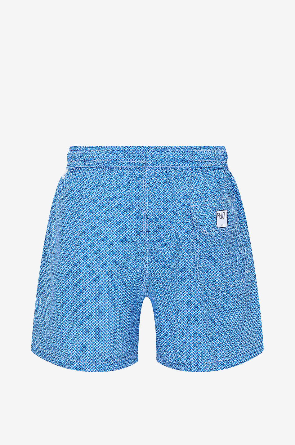 FEDELI Badeshorts mit Print Madeira Florals & Dots Herren MITTELBLAU 2