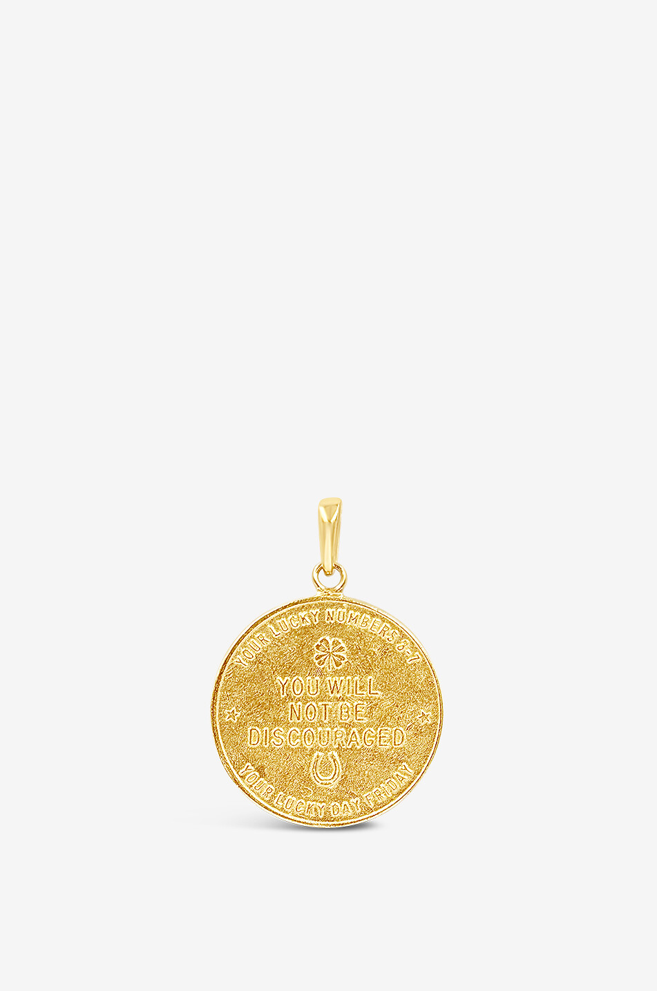 DAPHINE Goldene Medaille Zodiac Aries Coin Charm Damen GOLDEN 2