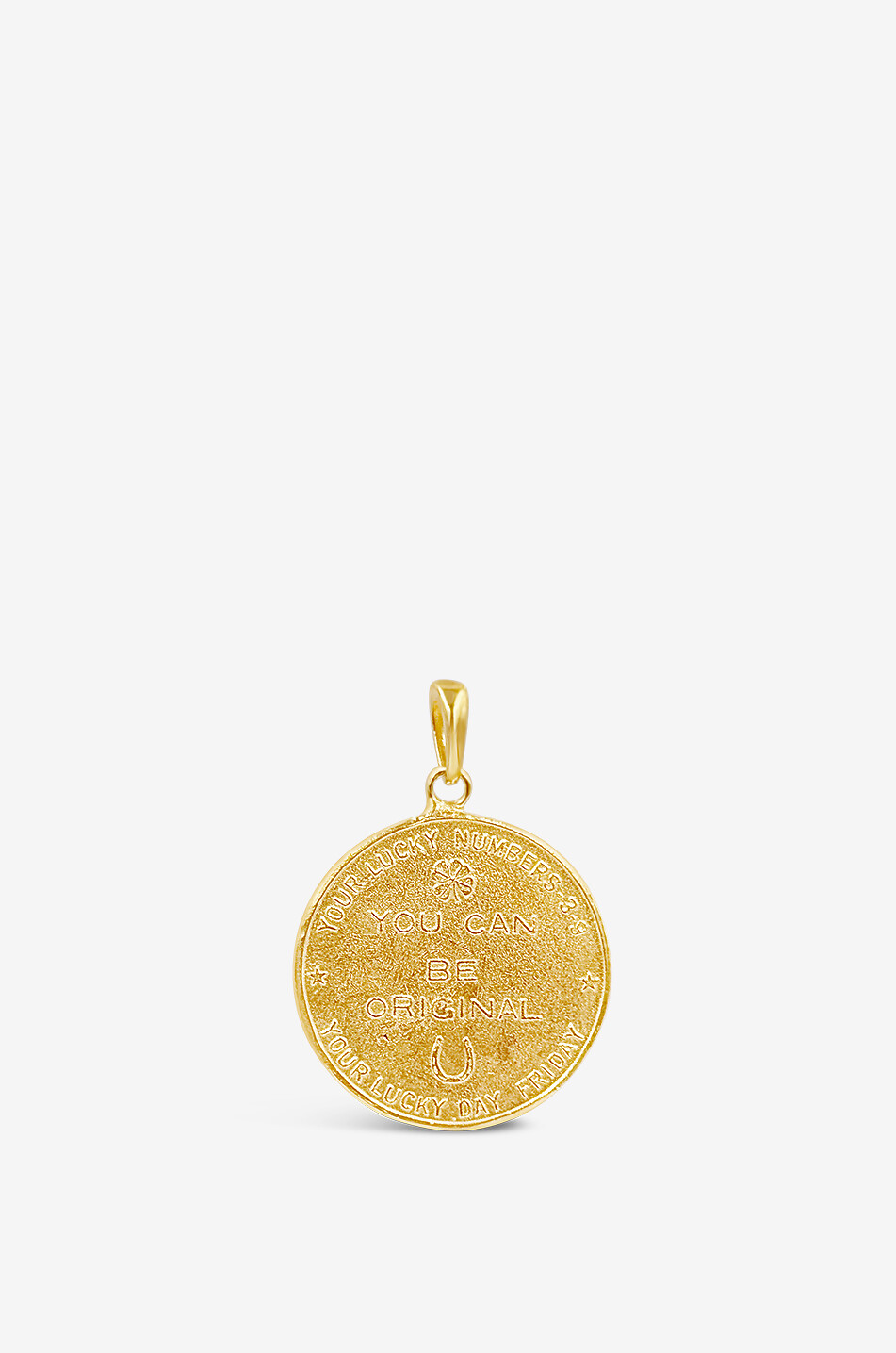 DAPHINE Goldene Medaille Zodiac Taurus Coin Charm Damen GOLDEN 2