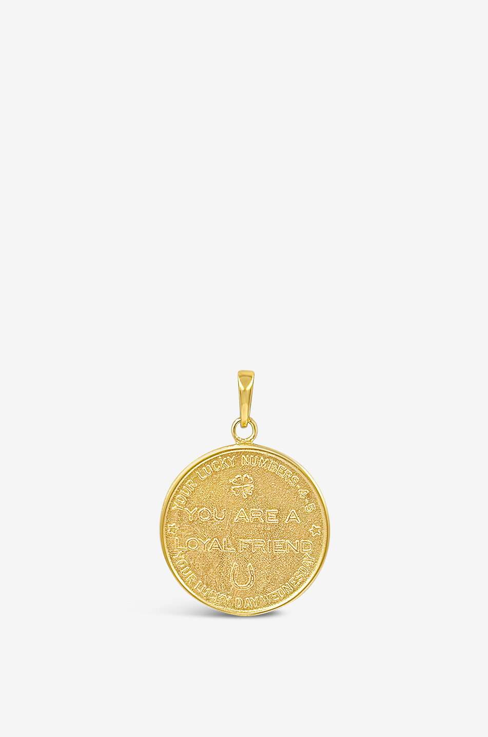 DAPHINE Goldene Medaille Zodiac Virgo Coin Charm Damen GOLDEN 2