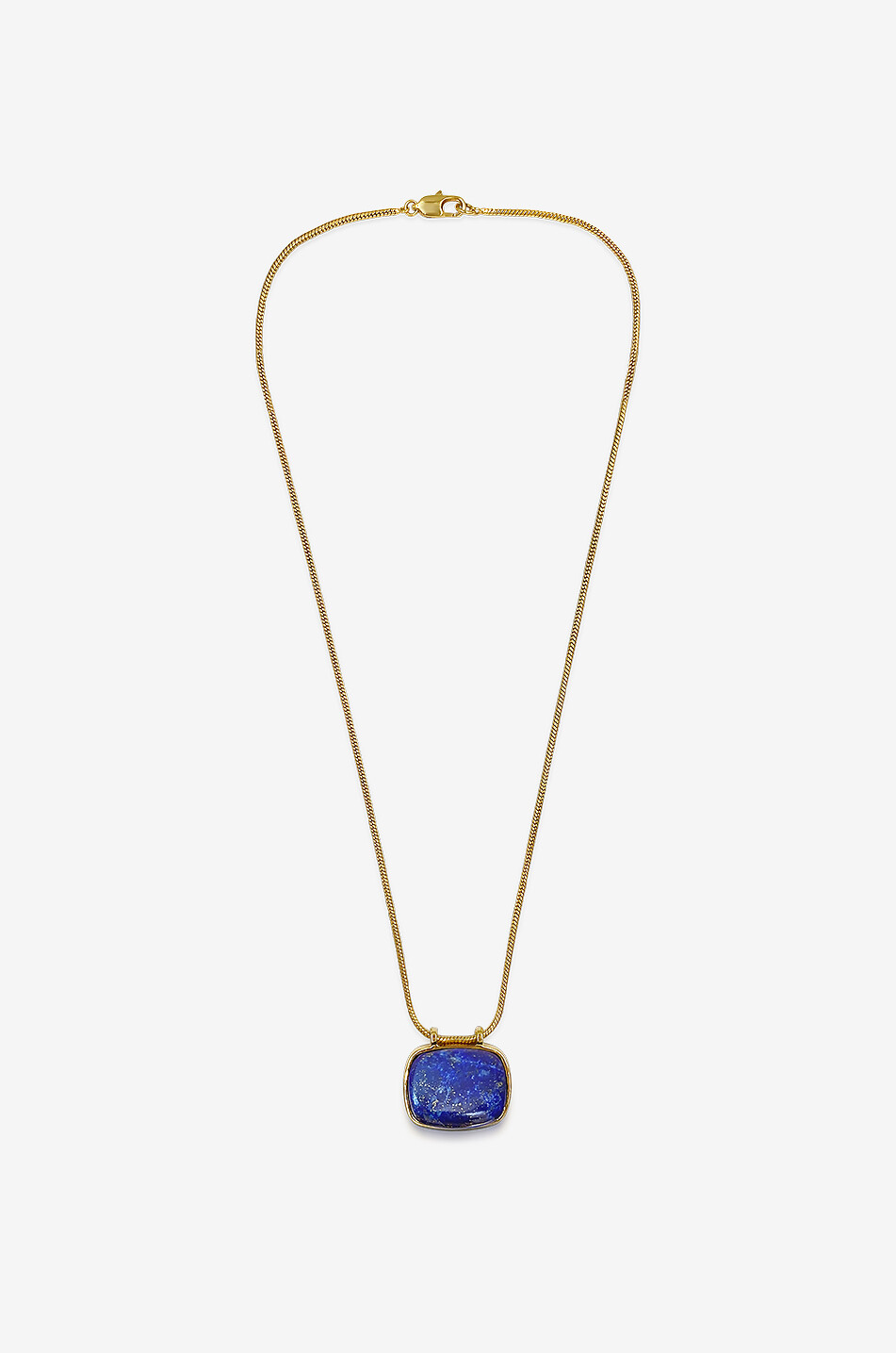 Goldene Halskette mit Lapislazuli-Anhänger Rita