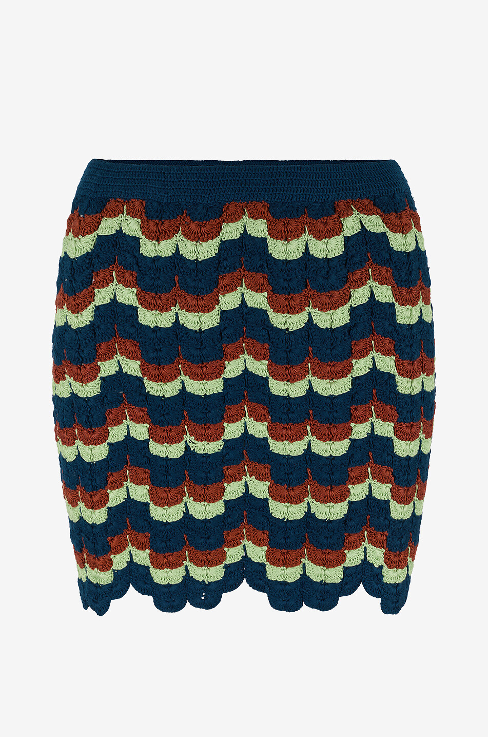 ESCVDO Alba cotton crochet mini skirt Women MULTI COLOURED 1
