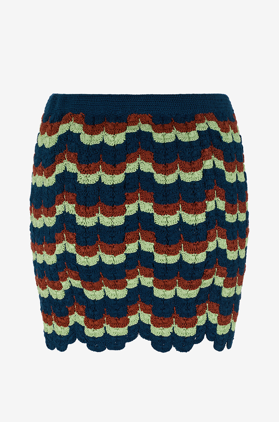 ESCVDO Alba cotton crochet mini skirt Women MULTI COLOURED 2
