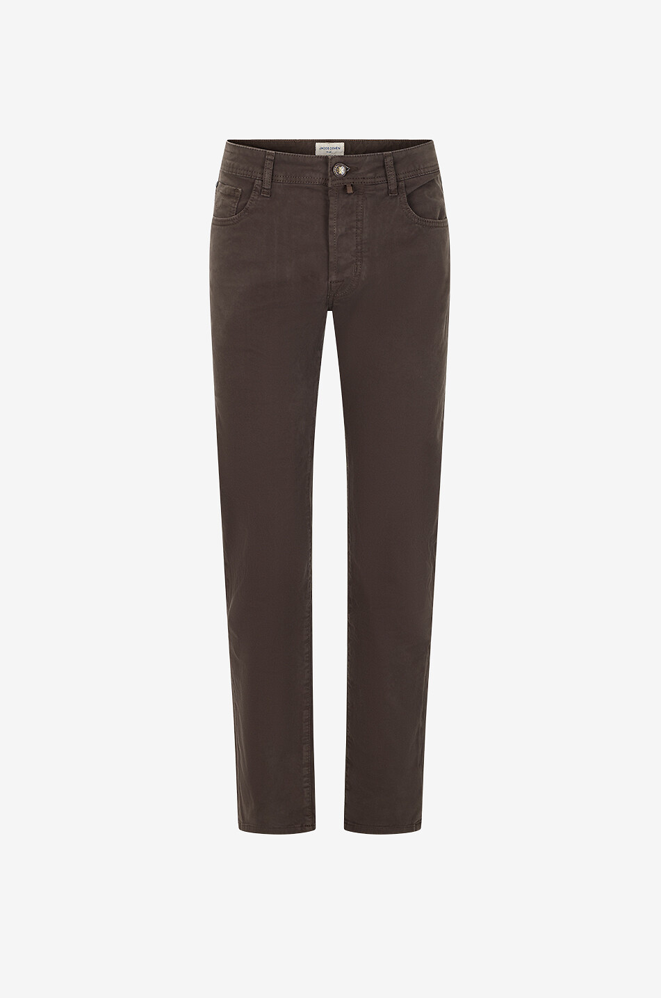 Bard straight slim-fit cotton gabardine trousers