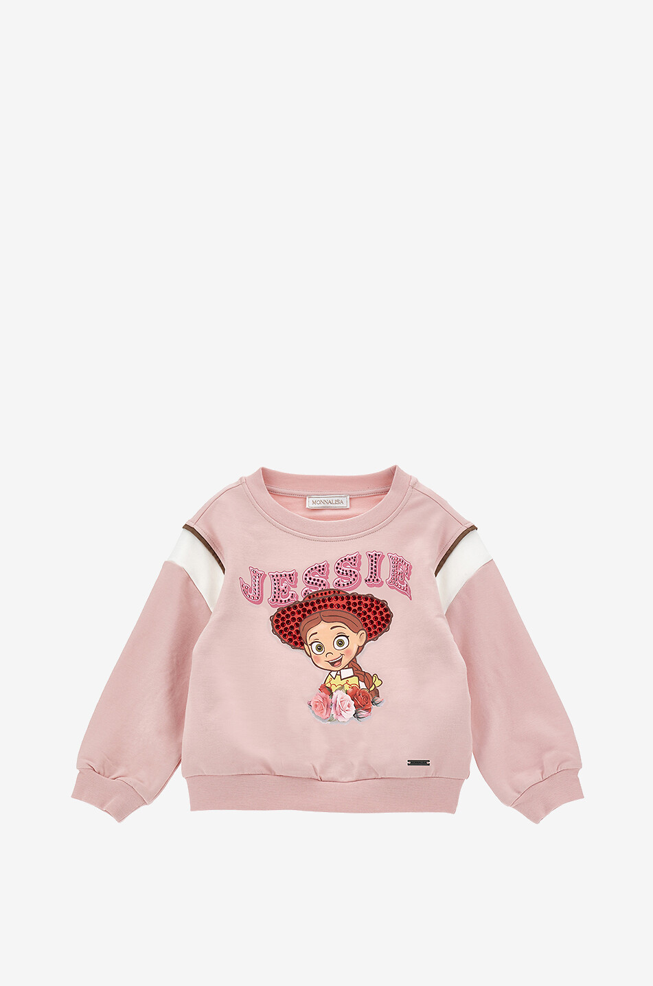Toy Story girl's fleece printed sweatshirt with rhinestones