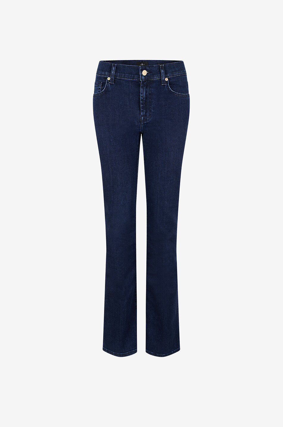 7 FOR ALL MANKIND Bootcut cotton blend jeans Women BLUE 1