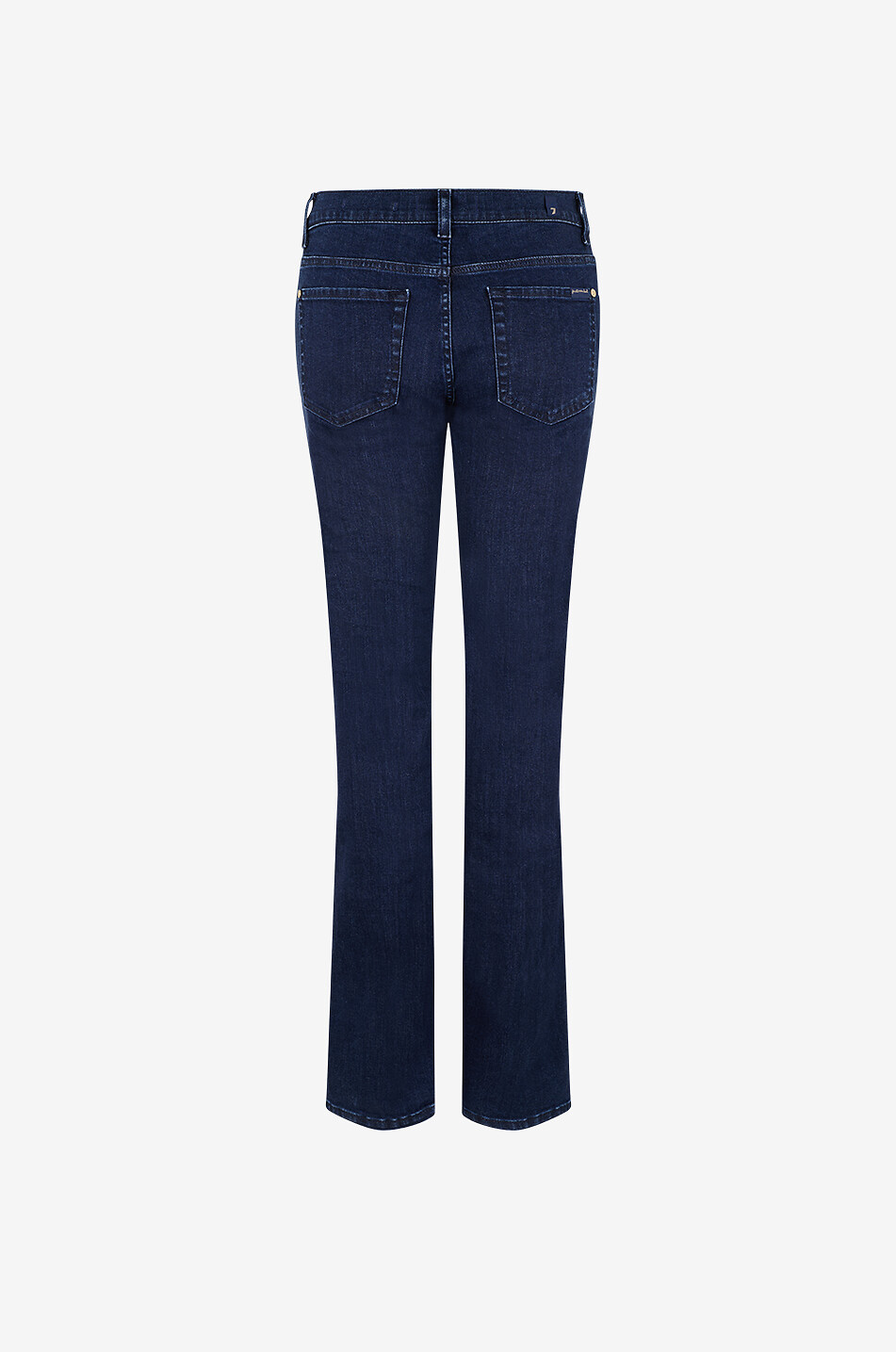 7 FOR ALL MANKIND Bootcut cotton blend jeans Women BLUE 2