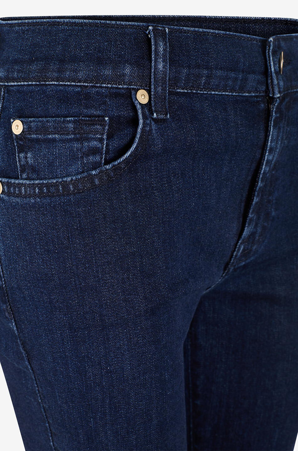 7 FOR ALL MANKIND Bootcut cotton blend jeans Women BLUE 3