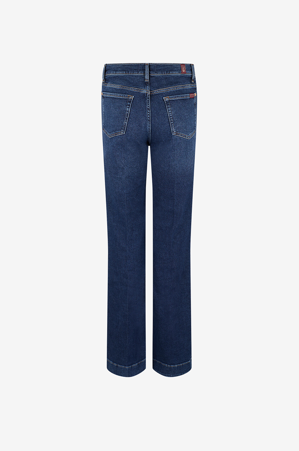 7 FOR ALL MANKIND Modern Dojo flared cotton denim jeans Women DARK BLUE 2